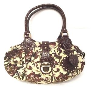 SHARIF Hobo Bag in Shimmering Floral Brocade-NWOT